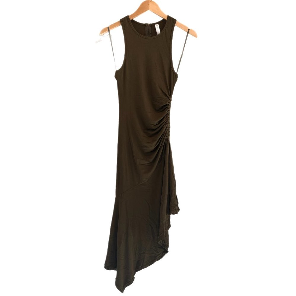 Daily Practice by Anthropologie Sleeveless Side-Ruched Dress NWT - Picture 8 of 12